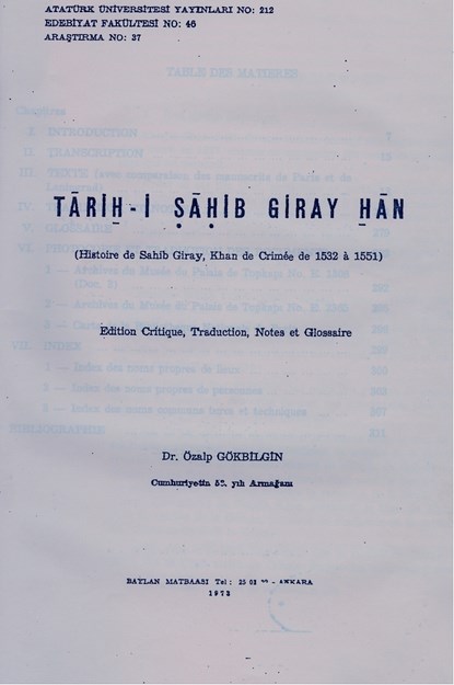 Tarih-İ Sahib Giray Han