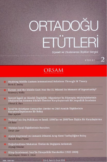 Ortadoğu Etütleri Cilt-2/Sayı-2