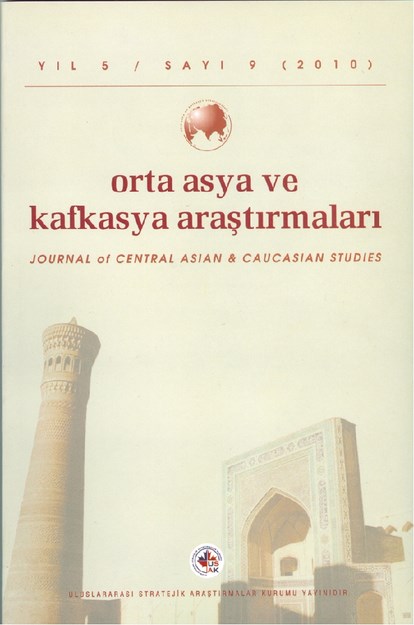 Orta Asya ve Kafkasya Araştırmaları Sayı-9