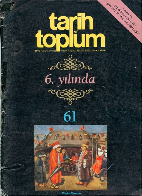 Tarih Ve Toplum Sayı-61