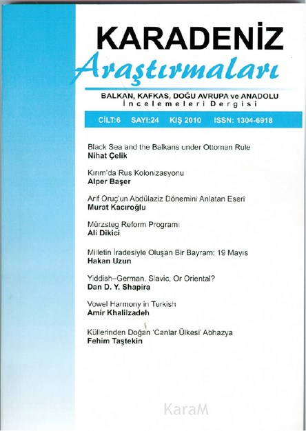 Karadeniz Araştırmaları Sayı-24