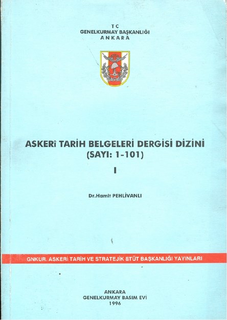 Askeri Tarih Belgeleri Dergisi Dizini Sayı-1-101