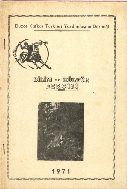 Bilim ve Kültür Dergisi Sayı-1