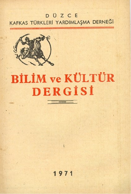 Bilim ve Kültür Dergisi Sayı-3
