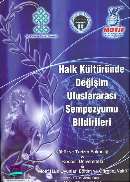 HALK KÜLTÜRLERİNİN MEDYA AÇISINDAN DEĞERLENDİRİLMESİ ULUSLARARASI SEMPOZYUMU BİLDİRİLERİ