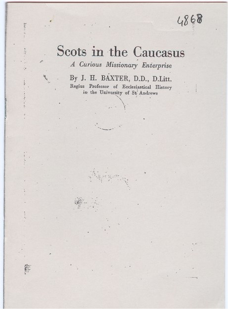 SCOTS IN THE CAUCASUS