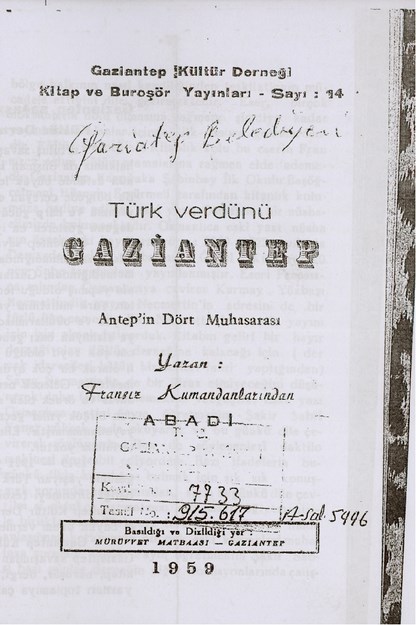 Türk Verdünü Gaziantep