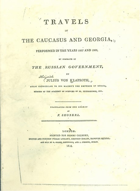 TRAVELS IN THE CAUCASUS AND GEORGIA
