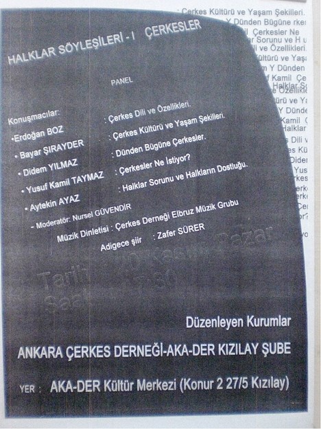 AKADER HALK SÖYLEŞİLERİ AFİŞİ