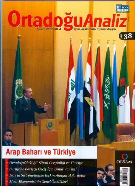 Ortadoğu Analiz Sayı-38