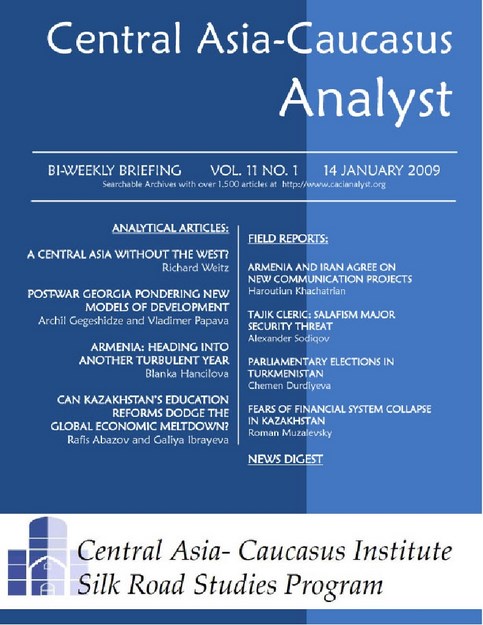 CENTRAL ASIA - CAUCASUS ANALYST