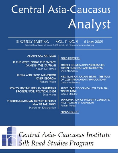 CENTRAL ASIA - CAUCASUS ANALYST