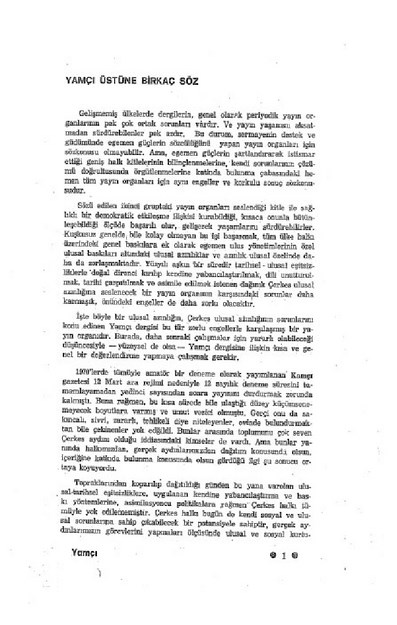 YAMÇI DERGİSİ