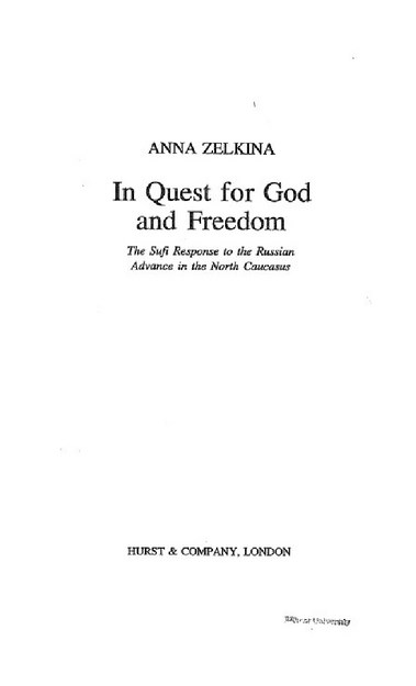 IN QUEST FOR GOD AND FREEDOM