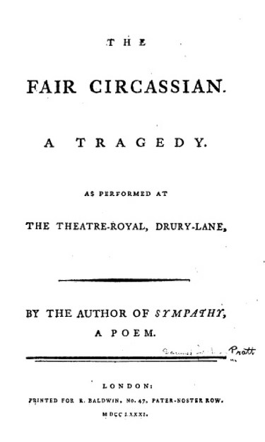 THE FAIR CIRCASSIAN A TRAGEDY