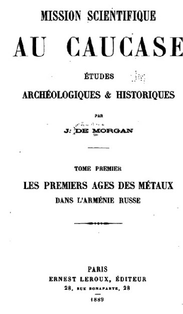 MISSION SCIENTIFIQUE AU CAUCASE