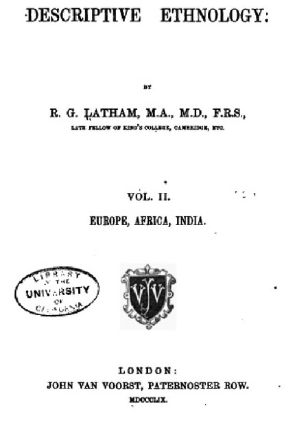 DESCRIPTIVE ETHNOLOGY