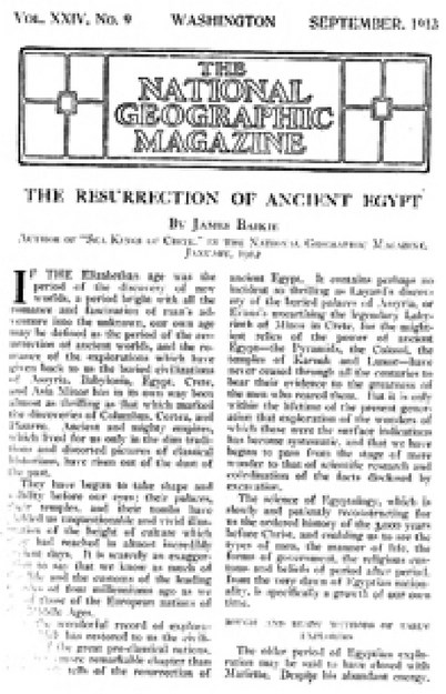 THE RESURRECTION OF ANGIENT EGYPT