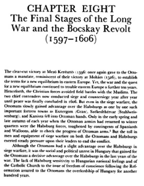 THE FINAL STAGES OF THE LONG WAR AND THE BOCSKAY REVOLT 1597-1606