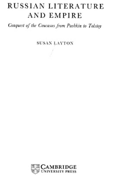 RUSSIAN LITERATURE AND EMPIRE