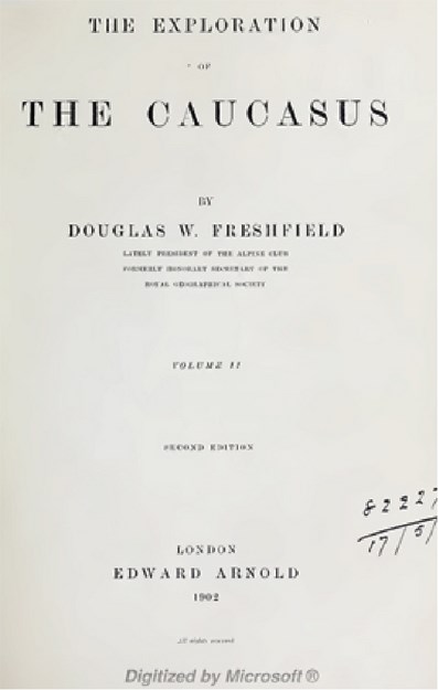 THE EXPLORATION OF THE CAUCASUS