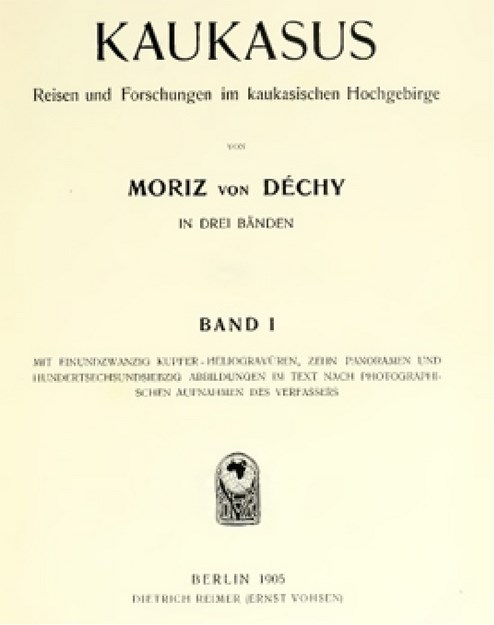 KAUKASUS REISEN UND FORSHUNGEN İM KAUKASİSCHEN HOCHGEBİRGE