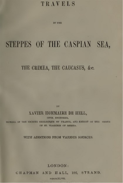 TRAVELS IN THE STEPPES OF THE CASPIAN SEA THE CRIMEA THE CAUCASUS