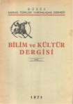 Bilim ve Kültür Dergisi Sayı-4