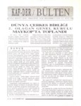 Kaf-Der Bülten Sayı-1