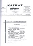 Kafkas Dergisi Sayı-3