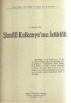 11 MAYIS ŞİMALİ KAFKASYA' NIN İŞGALİ
