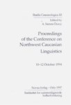 CONFERENCE NORTHWEST CAUCASIAN LINGUISTICS