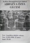 ABHAZYA ÖZEL GECESİ