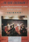 VAINAH DANS TOPLULUĞU TÜRKİYE TURNESİ AFİŞİ