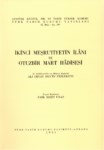 İkinci Meşrutiyetin İlanı Ve Otuzbir Mart Hadisesi