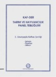 Kaf-Der Tarım Ve Hayvancılık Panel Tebliğleri