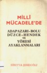 Milli Mücadelede Adapazarı, Bolu, Düzce, Hendek Ve Yöresi Ayaklanmaları