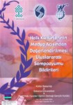 Halk Kültürlerinin Medya Açısından Değerlendirilmesi Uluslararası Sempozyumu Bildirileri