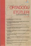 Ortadoğu Etütleri Cilt-4/Sayı-1