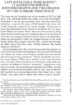 LAST RITES FOR A PURE BANDIT CLANDESTINE SERVICE, HISTORIOGRAFHY AND THE ORIGINS OF THE TURKISH DEEP STATE