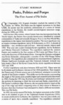 PEAKS, POLITICS AND PURGES