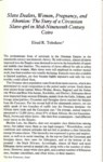 SLAVE DEALERS WOMEN, PREGNANCY, AND ABORTION : THE STORY OF A CIRCASSIAN SLAVE-GIRL IN MID-NINETEENTH CENTRY CAIRO